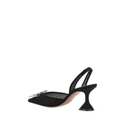 Amina Muaddi Black High Heel Pumps