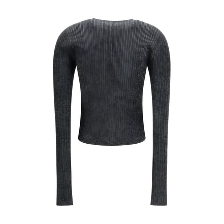 Amiri Black Viscose Cardigan