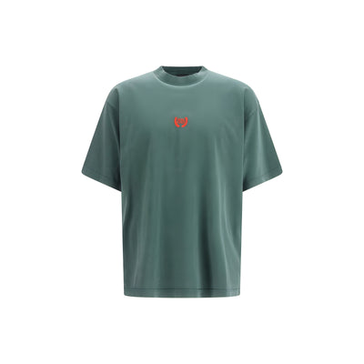 Tricou Balenciaga din bumbac bicolor
