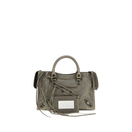 Geantă Balenciaga bicoloră din piele de miel