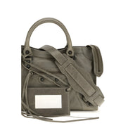 Geantă Balenciaga bicoloră din piele de miel