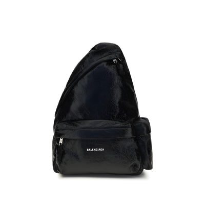 Rucsac Balenciaga negru din piele