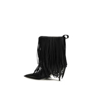 Balenciaga Black Calf Leather Ankle Boots - Women