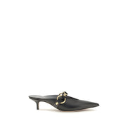 Balenciaga Black Calf Leather Mules