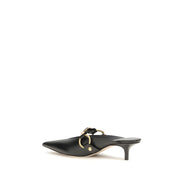 Balenciaga Black Calf Leather Mules