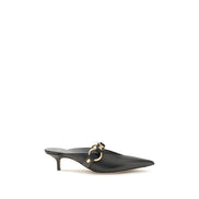 Balenciaga Black Calf Leather Mules