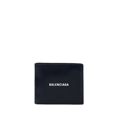 Balenciaga Black Calf Leather Wallet