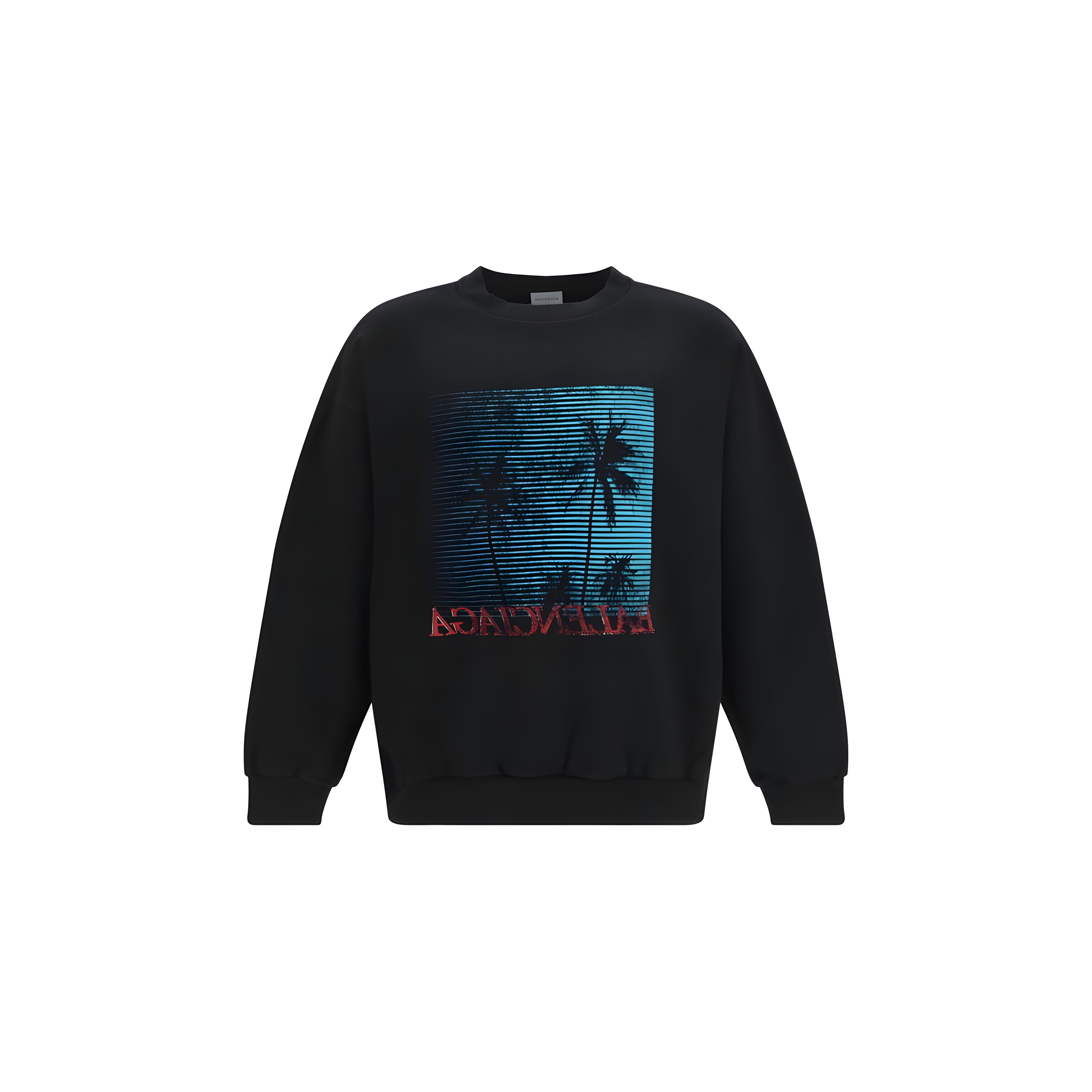 Balenciaga Black Cotton Sweatshirt