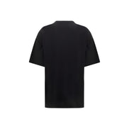 Tricou Balenciaga negru din bumbac