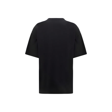 Tricou Balenciaga negru din bumbac