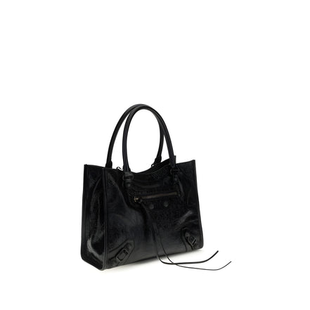 Geantă de umăr Balenciaga din piele neagră