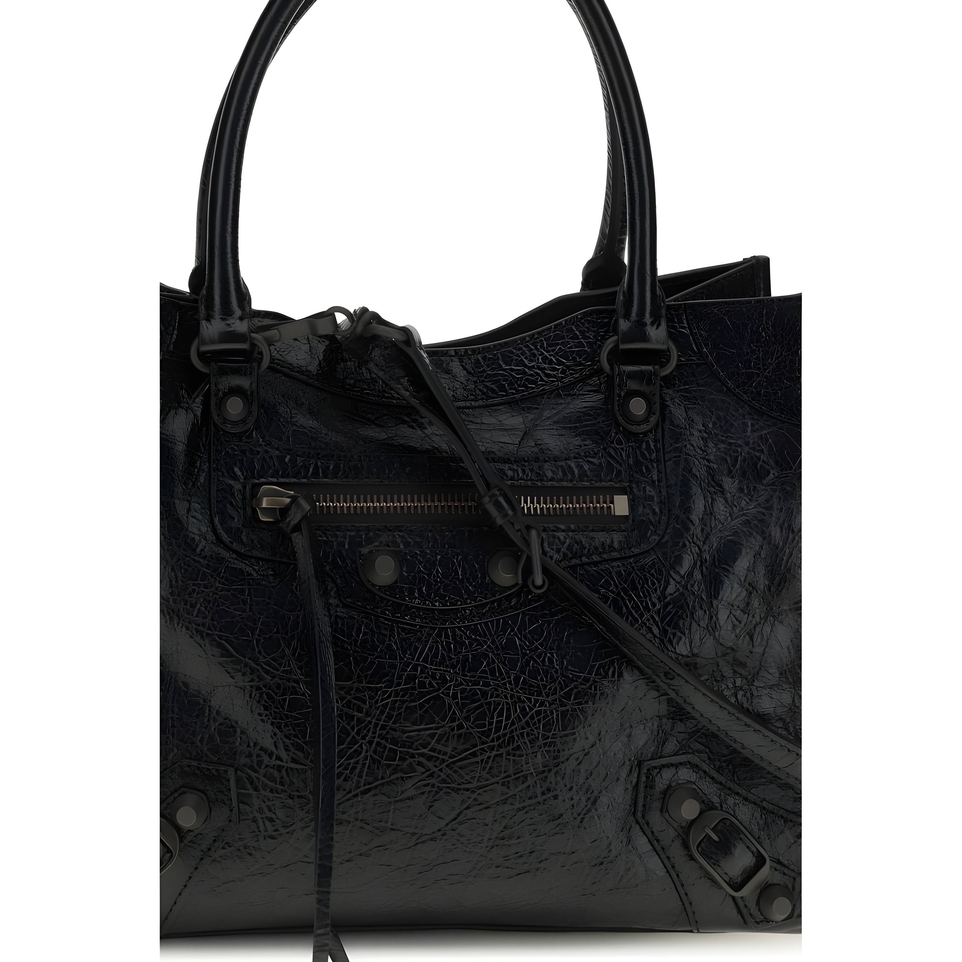 Geantă de umăr Balenciaga din piele neagră