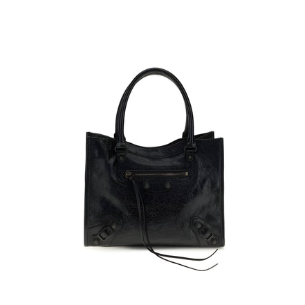 Balenciaga Black Leather Shoulder Bag