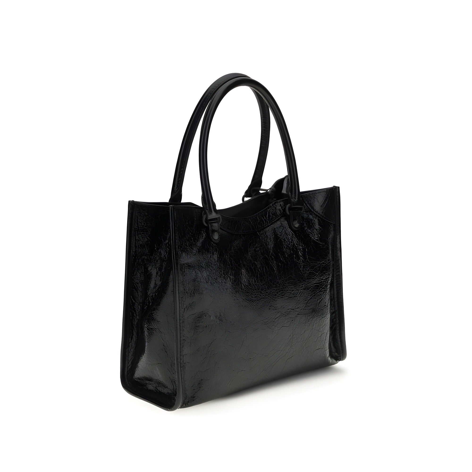 Balenciaga Black Leather Shoulder Bag