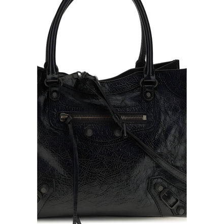 Balenciaga Black Leather Shoulder Bag