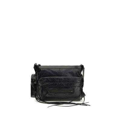 Balenciaga Black Lambskin Shoulder Bag