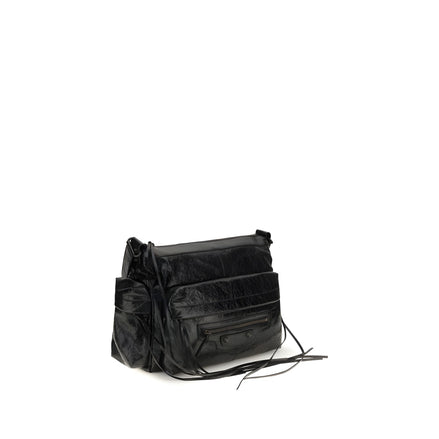 Balenciaga Black Lambskin Shoulder Bag