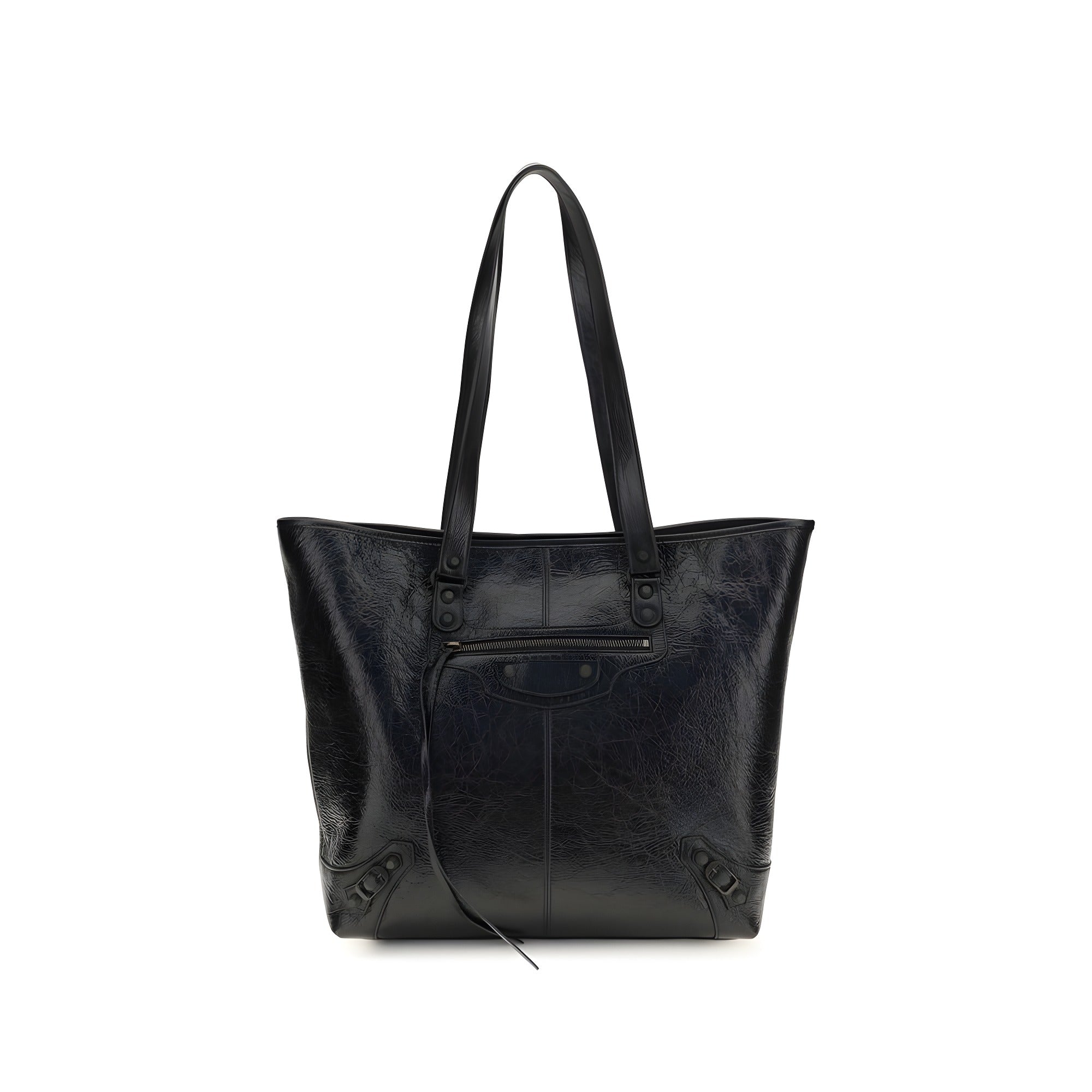 Geantă de umăr Balenciaga neagră din piele