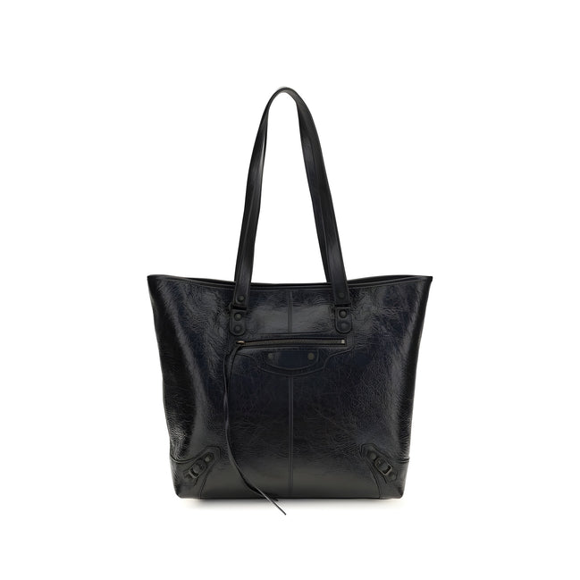Geantă de umăr Balenciaga neagră din piele