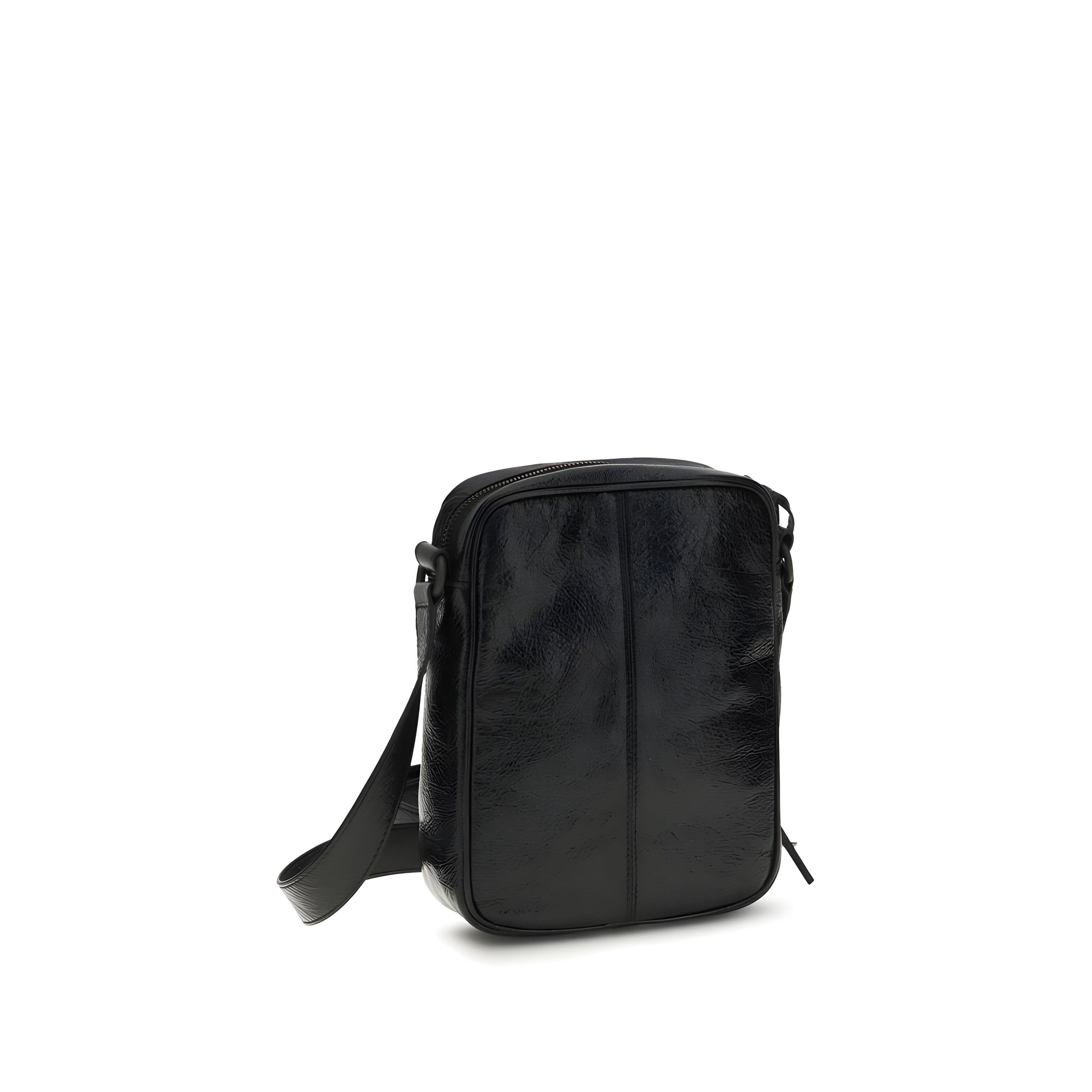 Balenciaga Black Leather Shoulder Bag
