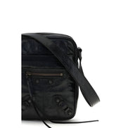 Balenciaga Black Leather Shoulder Bag