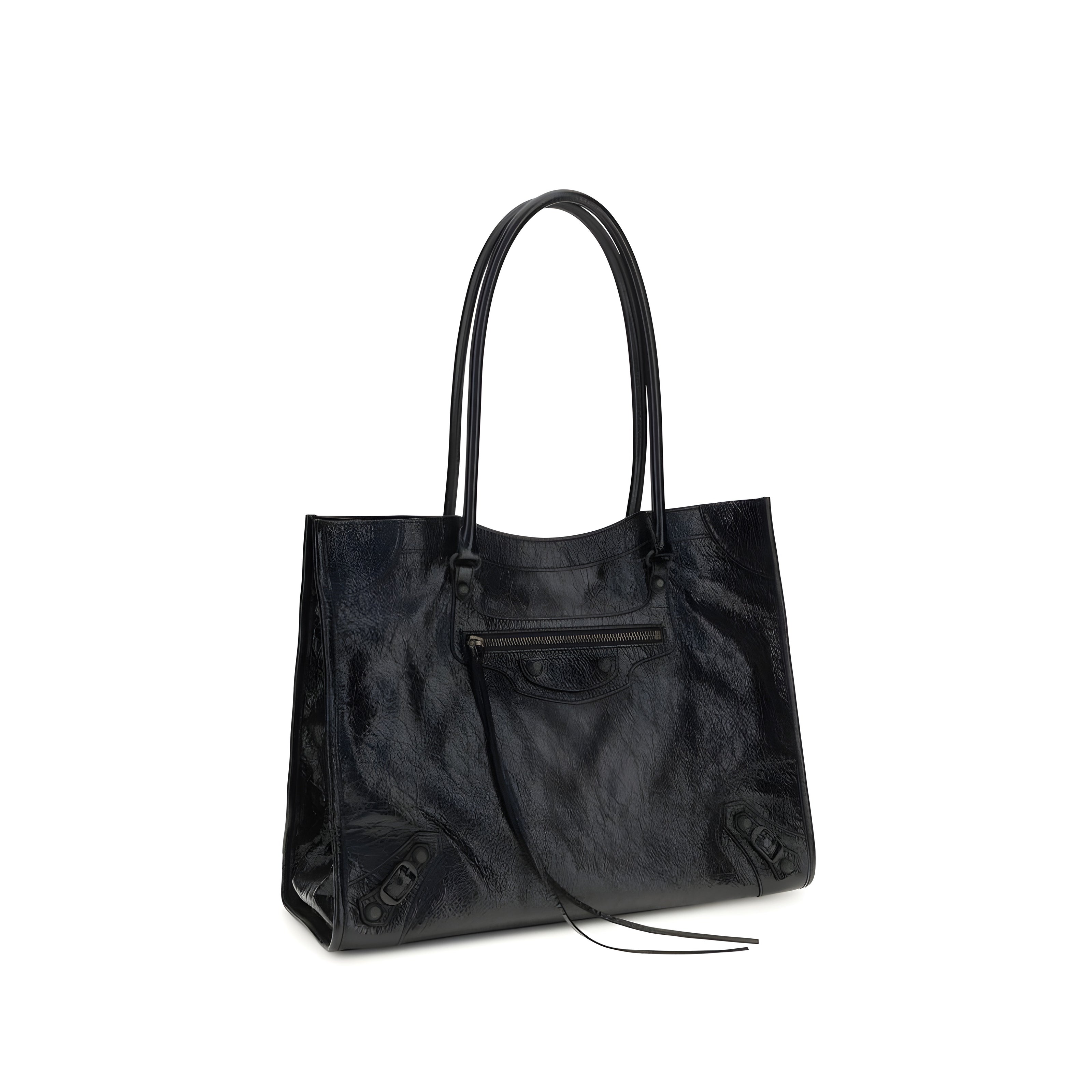 Geantă de umăr Balenciaga din piele neagră
