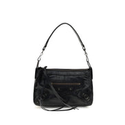 Balenciaga Black Leather Shoulder Bag