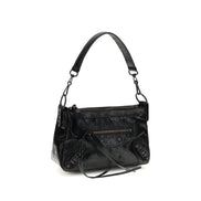 Balenciaga Black Leather Shoulder Bag
