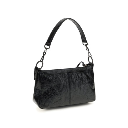 Balenciaga Black Leather Shoulder Bag