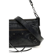 Balenciaga Black Leather Shoulder Bag