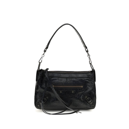 Balenciaga Black Leather Shoulder Bag
