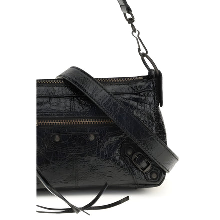 Balenciaga Black Leather Shoulder Bag