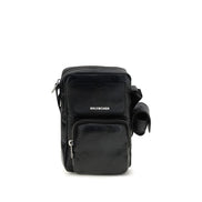 Balenciaga Black Leather Shoulder Bag