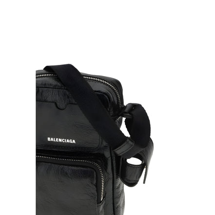 Balenciaga Black Leather Shoulder Bag