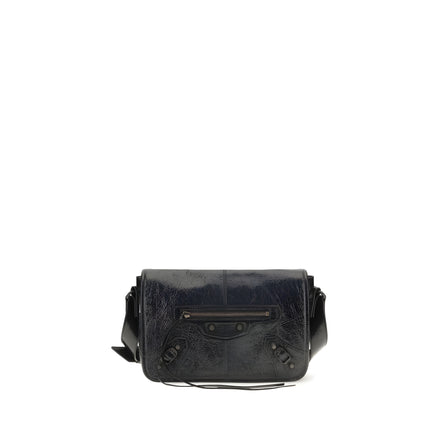 Balenciaga Black Leather Shoulder Bag
