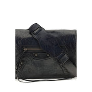 Balenciaga Black Leather Shoulder Bag