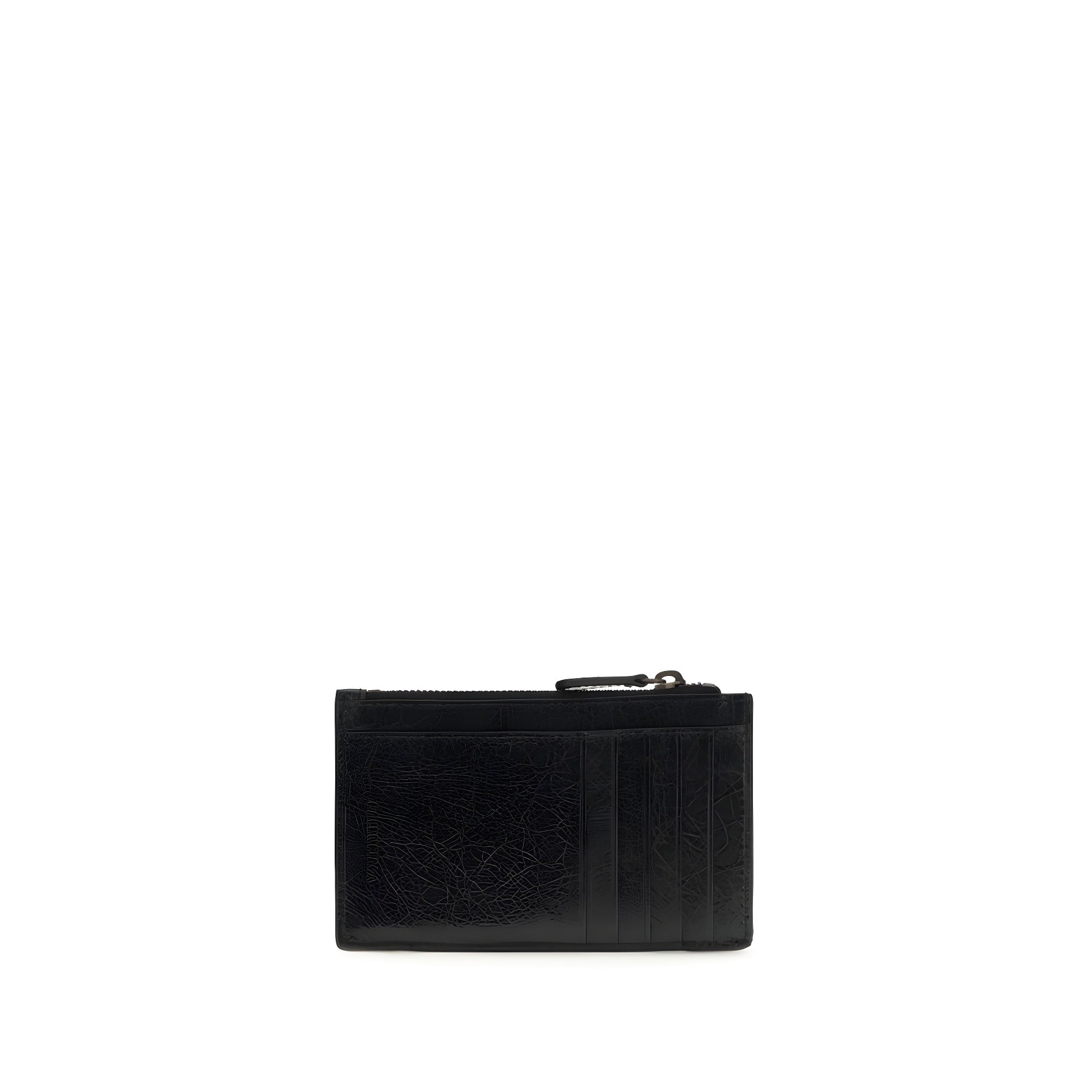 Portofel Balenciaga negru din piele de miel