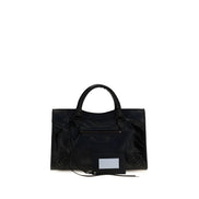 Geantă de umăr Balenciaga neagră din piele nappa