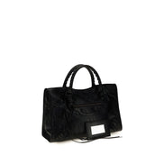 Geantă de umăr Balenciaga neagră din piele nappa