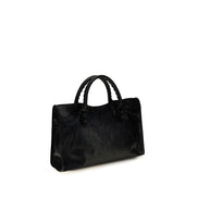 Geantă de umăr Balenciaga neagră din piele nappa