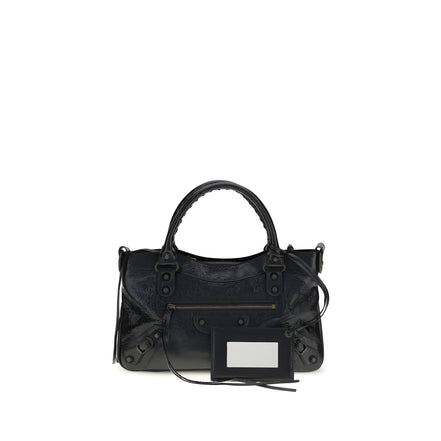 Balenciaga Black Leather Shoulder Bag