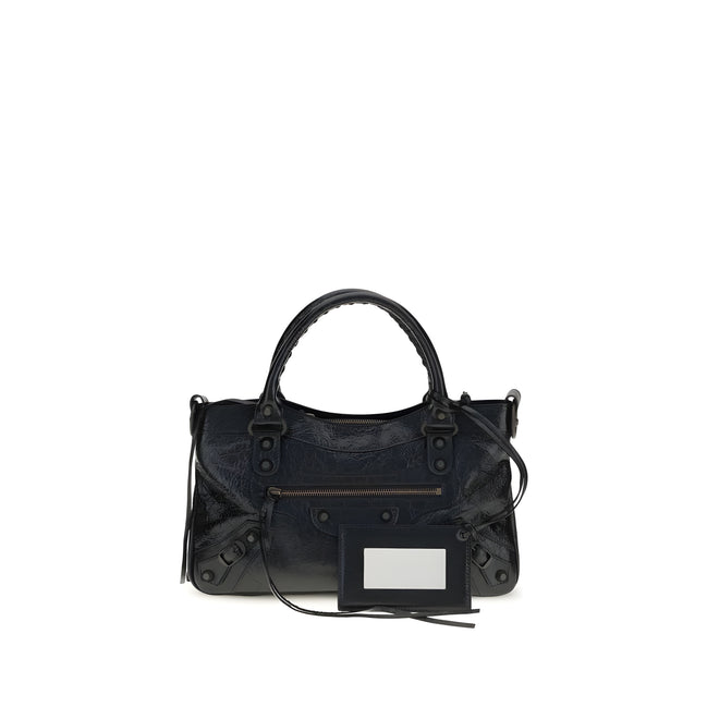 Balenciaga Black Leather Shoulder Bag