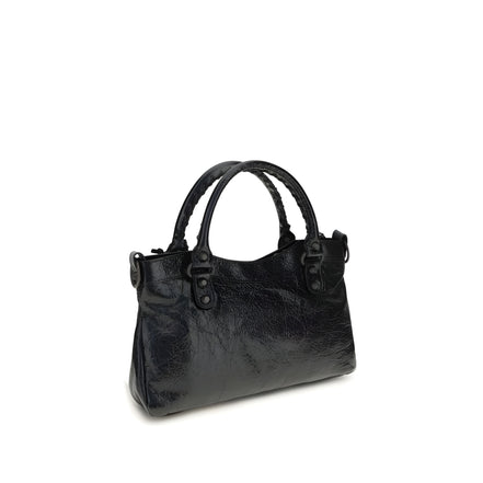 Balenciaga Black Leather Shoulder Bag