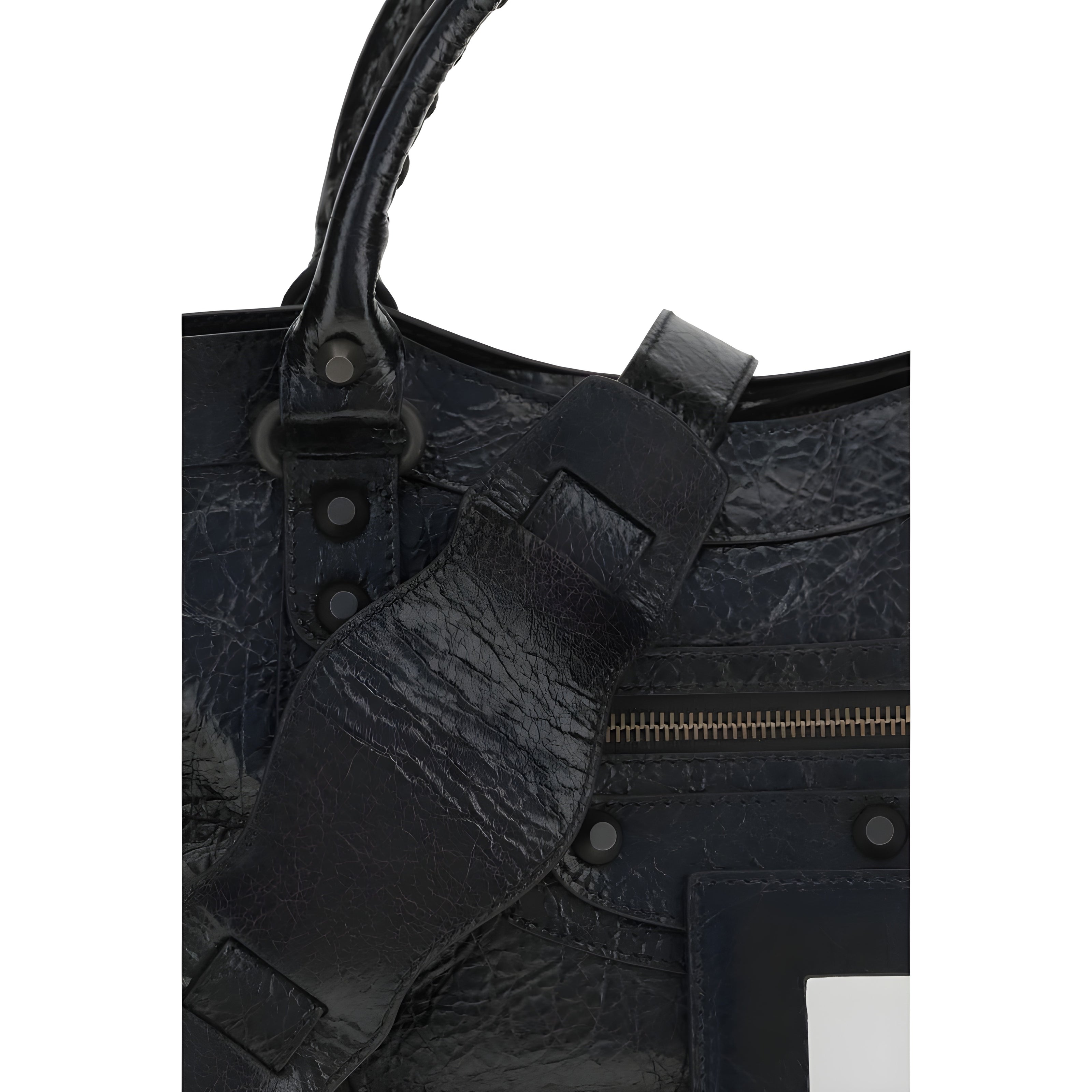 Balenciaga Black Leather Shoulder Bag