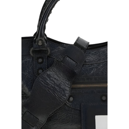 Balenciaga Black Leather Shoulder Bag
