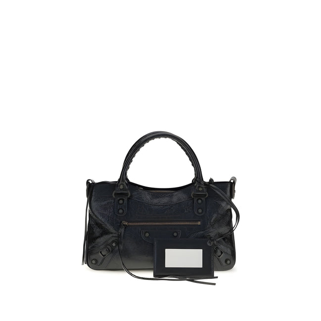 Balenciaga Black Leather Shoulder Bag