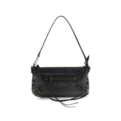 Geantă de umăr Balenciaga din piele neagră