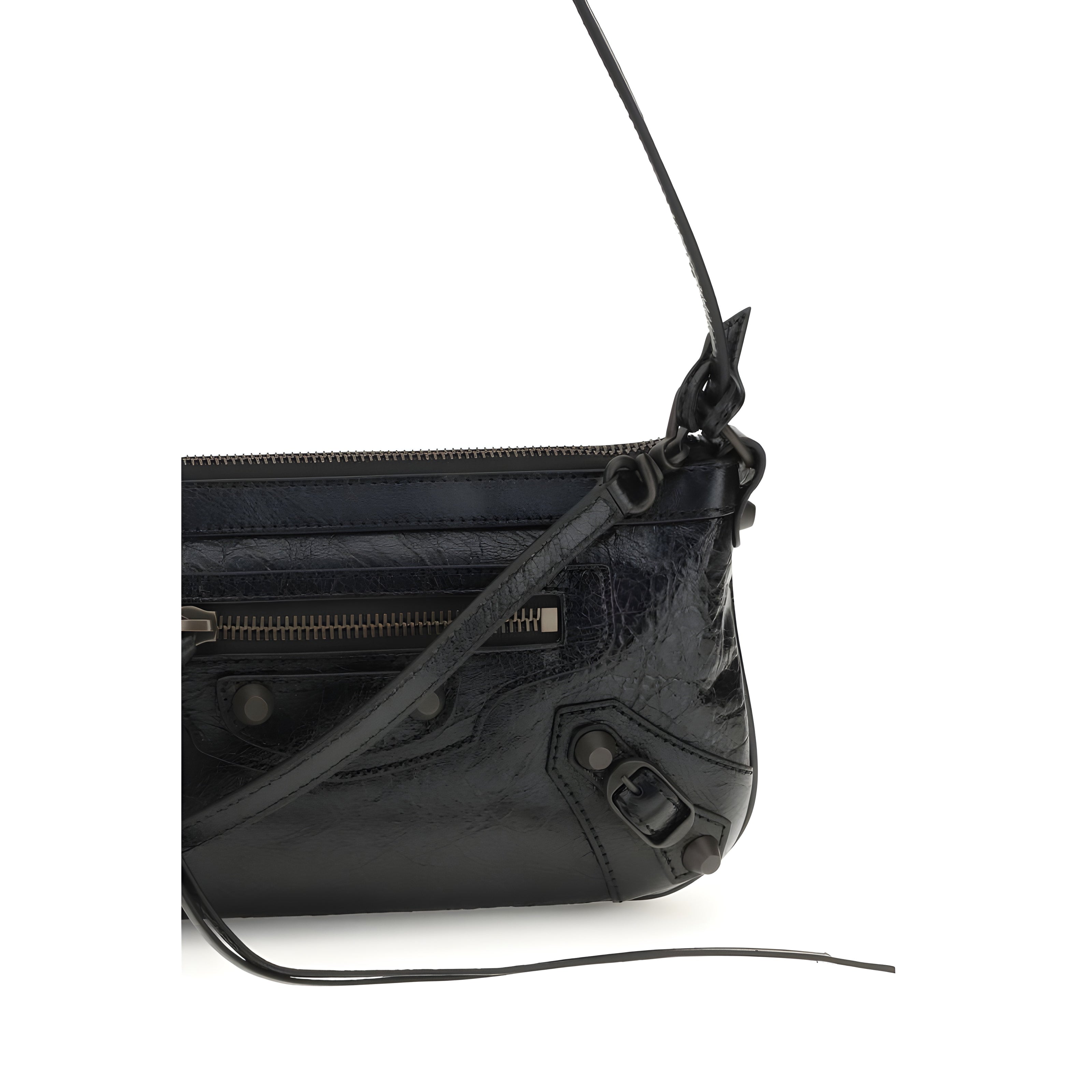 Geantă de umăr Balenciaga din piele neagră