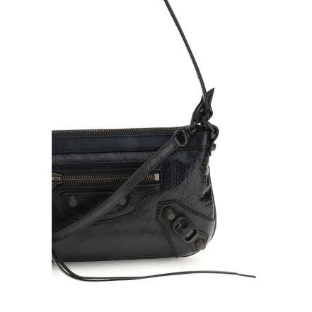 Geantă de umăr Balenciaga din piele neagră
