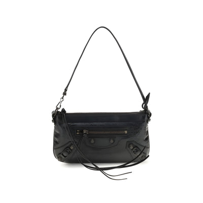 Geantă de umăr Balenciaga din piele neagră